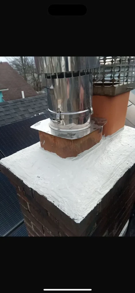 Chimney crown and flue terminations in Morris Plains