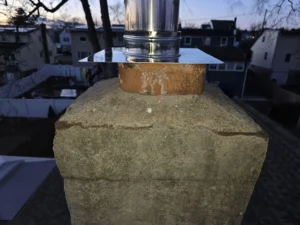 Chimney top and liner termination in Union